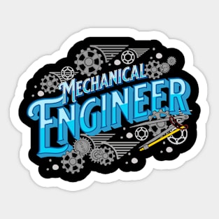 Mechanical Engineer Sticker